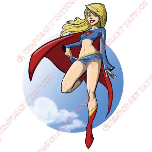 Supergirl Customize Temporary Tattoos Stickers NO.275